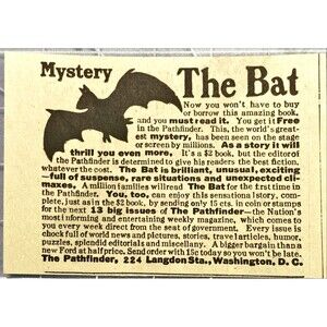 The Pathfinder Magazine "Free Book for buying 13 issues" Vintage Print Ad 1926